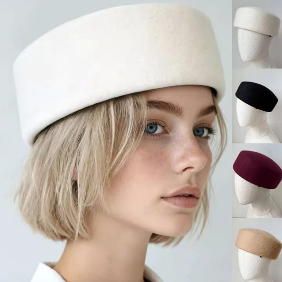 Beret French Wool - Berretto in Feltro di Pura Lana