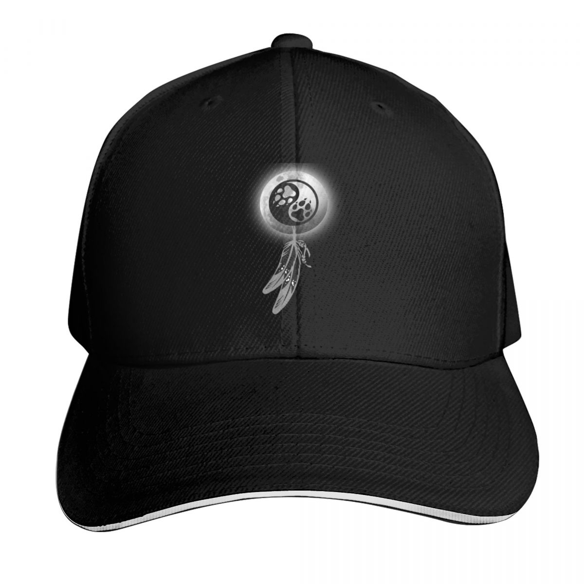 Baseball Cap Structured - Cappellino da baseball WOLF YIN YANG
