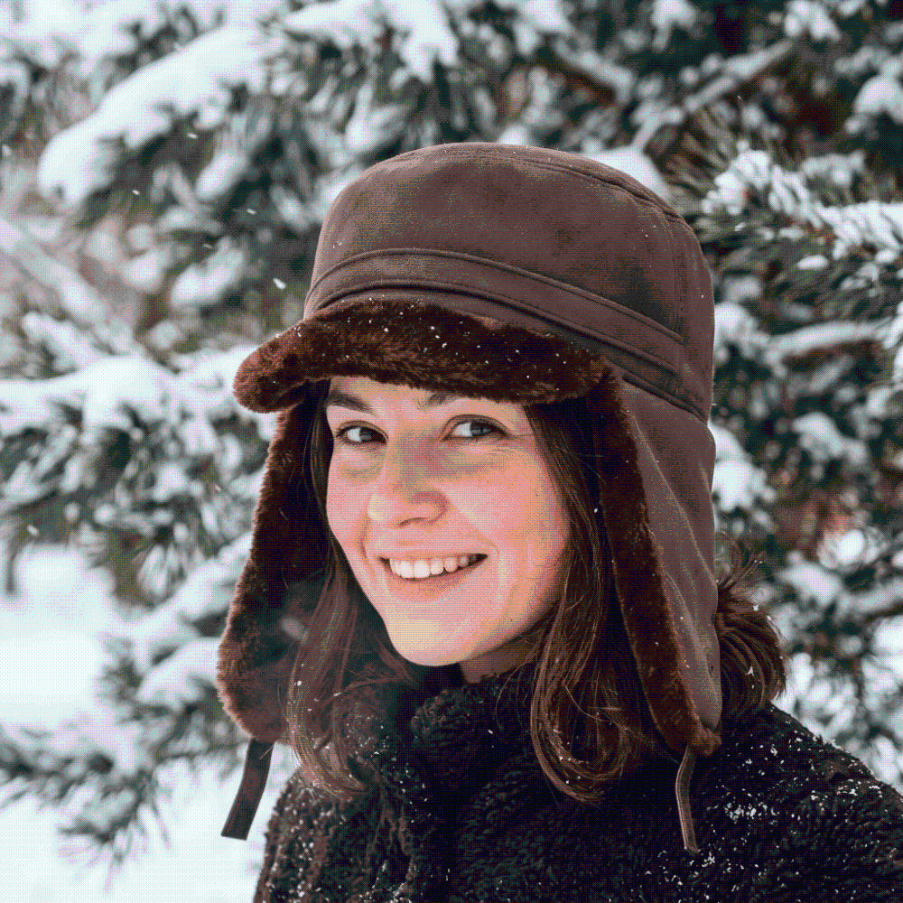 Trapper Hat Ear Flap - Cappello da uomo antivento, cappello invernale