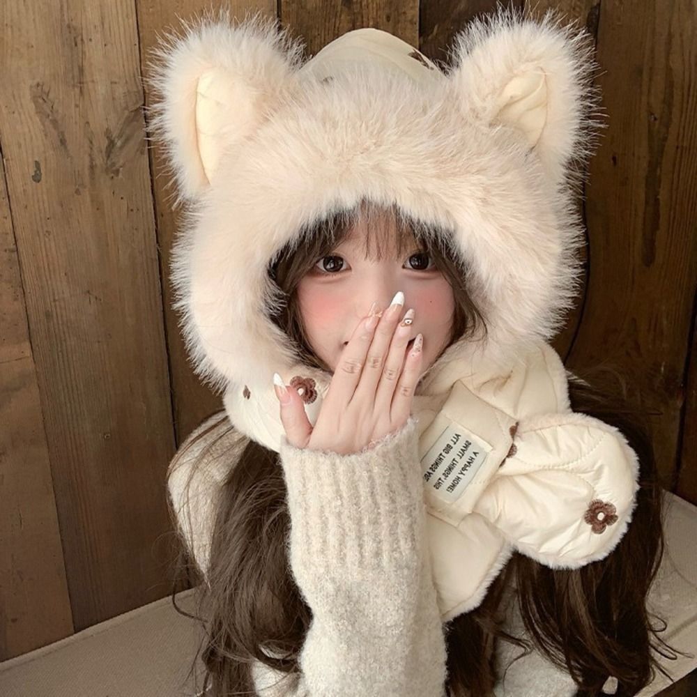Trapper Hat Ear Flap - Cappello Invernale da Donna in Poliestere