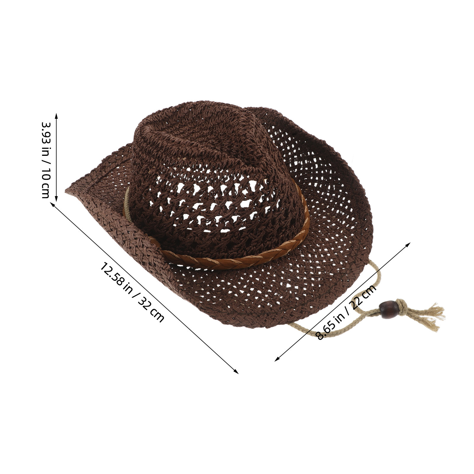 Cappello da cowboy con paglia  - Cowboy Hat Straw recensione e prezzo